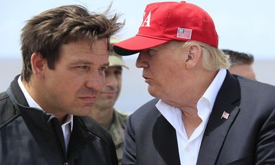 The Courage to be Free review: Ron DeSantis bows and scrapes to Trump