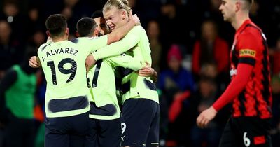 Man City players help Erling Haaland by not passing the ball to him