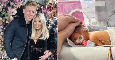 Josh Wright's family rally around 'little warrior' as baby will be in hospital for months