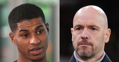Marcus Rashford reveals what Erik ten Hag says to him before Manchester United games