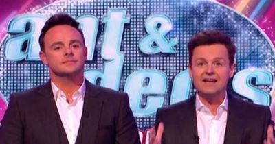 Ant McPartlin gives Saturday Night Takeaway backstage show of support for Newcastle ahead of final