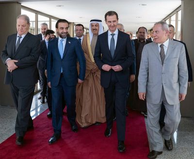 Top Arab lawmakers in Syria for talks with President Assad