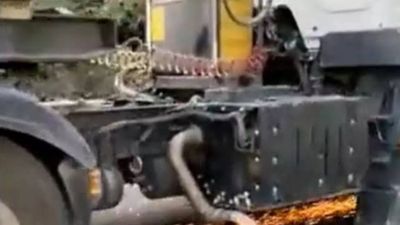 70-yr-old, grandson, 6, killed as truck hits, drags scooty for 2km in UP's Mahoba district