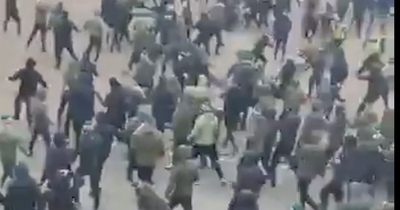 Ultras clash near Hampden ahead of Old Firm cup final as videos show disgraceful scenes