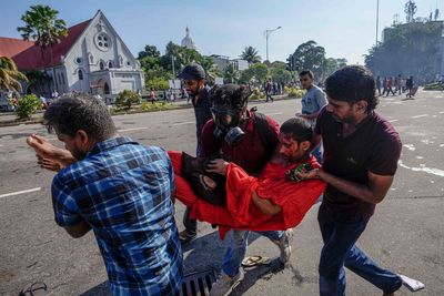 Sri Lanka police fire tear gas at election protest; 15 hurt