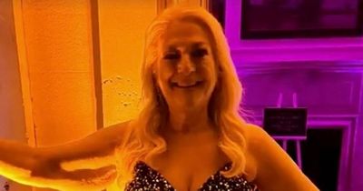 Vanessa Feltz all smiles in sparkly dress during night out after split from Ben Ofeodu