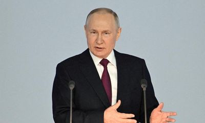 Vladimir Putin accuses west of seeking to ‘dismember’ Russia