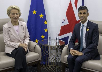 Rishi Sunak and EU’s Ursula von der Leyen to hold in-person talks as Brexit deal imminent