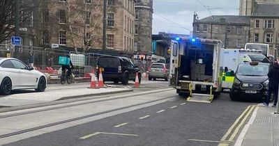 Man, 56, dies, on busy Edinburgh street as cops close off road