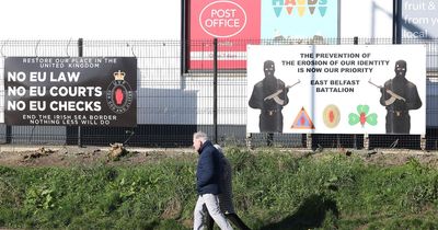 Anti-Protocol posters call for an end to Irish Sea border and warn 'nothing less will do'