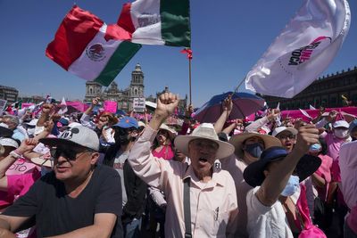 Tens of thousands protest Mexico electoral reforms