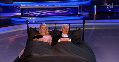 Holly Willoughby and Phillip Schofield 'feel weird' as they share bed on Dancing on Ice