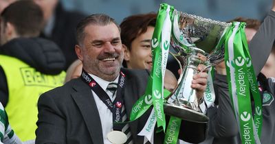 Ange gives Gordon Strachan extra Celtic attention as he ditches handshake for hugs