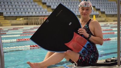 Finswimmer Marta Hodul Lenton goes from 'awkward as heck' to training for world championships