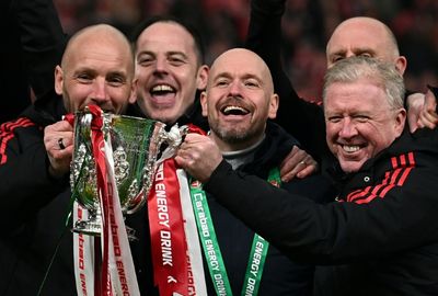 Ten Hag wants to 'keep on dancing' after first trophy as Man Utd boss