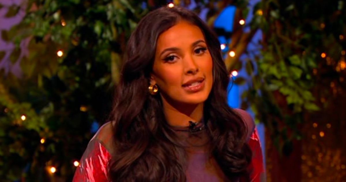 Maya Jama Stuns In Figure Hugging Top Tier Dress And