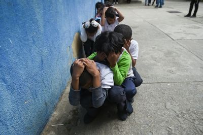 'Keep calm': Teaching Venezuelan kids to hide from bullets