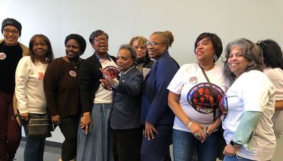 At final rally, Mayor Lori Lightfoot revs up crucial backers: Black women