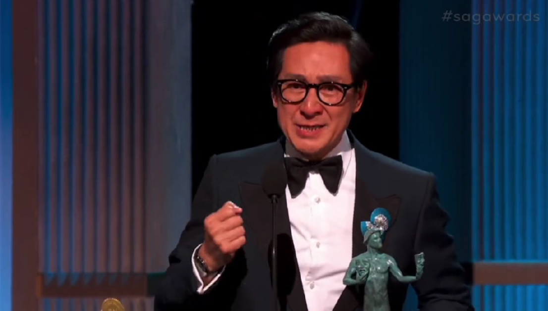Ke Huy Quan gave the most inspiring acceptance speech…