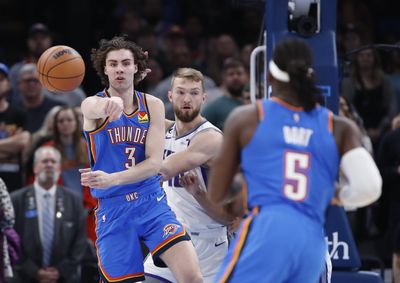 Player grades: SGA-less Thunder can’t keep up with Kings in 124-115 loss