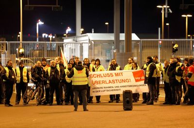 Strikes hit 2 German airports public workers pay dispute