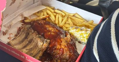 Scottish plane passenger upset as person next to her tucks into rack of barbecue ribs