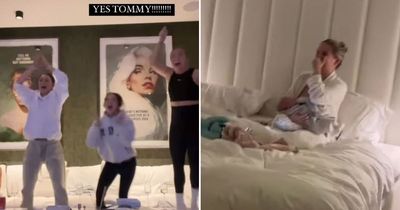 Inside Molly-Mae Hague's VERY tense girls' night watching boxing as she sobs over Tommy