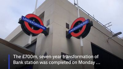 Seven-year, £700m transformation of Bank station opens