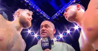 Jake Paul and Tommy Fury disobeyed referee's instructions before fight