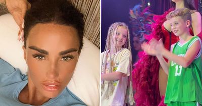 Katie Price mum-shamed by trolls over pic of Jett and Bunny onstage in Thailand