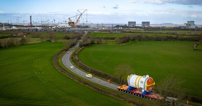 First Hinkley Point C nuclear reactor arrives on site in Somerset