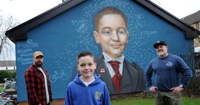 Young fundraiser Connor is first hero for mural project in Renfrew