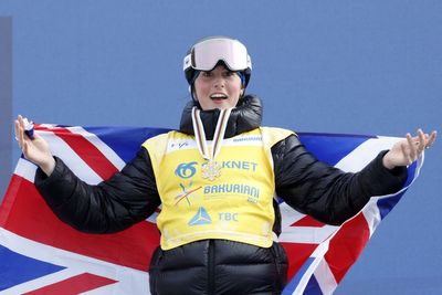Britain’s Mia Brookes becomes youngest snowboarding world champion at age of 16