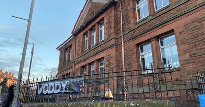 Huge Vodka advert on Glasgow primary school railing sparks outrage