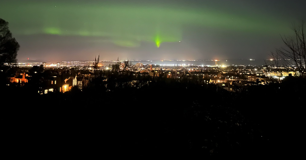 How to see Northern Lights in Edinburgh tonight time…
