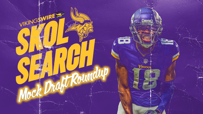 Vikings Mock Draft Roundup 8.0: 44 unique players