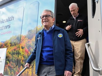 Governor Mike Dewine ‘injured’ on East Palestine tour as calls mount for his resignation