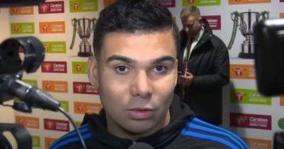 Casemiro issues stern Man Utd transfer statement after Carabao Cup victory