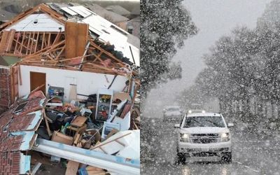 ‘Extreme impact’ as tornadoes, epic snow unleashed in rare winter storm