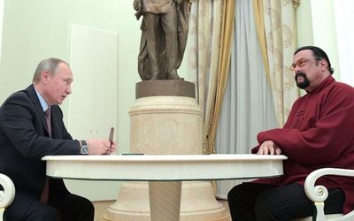 President Putin bestows top honour on action hero Steven Seagal