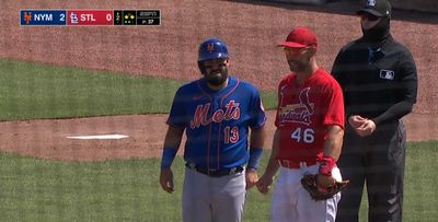 Mic catches the Mets’ Luis Guillorme pleading for Pete Alonso to hit a home run ‘so I don’t have to run’