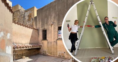 Inside Amanda Holden and Alan Carr's renovated €1 apartment in Sicily that is now up for sale