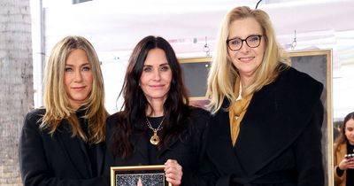 Courteney Cox reunites with Friends co-stars as she's honoured with star on Walk of Fame