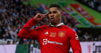 Marcus Rashford awarded goal as Kylian Mbappe messages Manchester United star