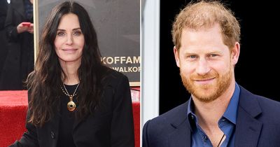 Courteney Cox responds to Prince Harry's claims he did mushrooms at her 'wild party'
