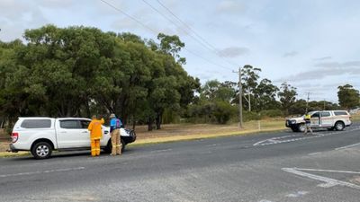 Two people dead, truck driver arrested after collision on Wimmera Highway