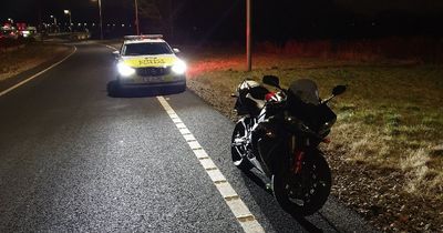 Edinburgh police arrest motorbike rider in capital road for alleged drink driving