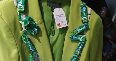 Hipsters mocked as charity shop sells £10 jacket covered in chewing gum
