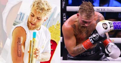 Jake Paul's $250,000 tattoo 'magically' disappears before Tommy Fury fight