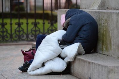 Number of people sleeping rough in England rises for first time since 2017